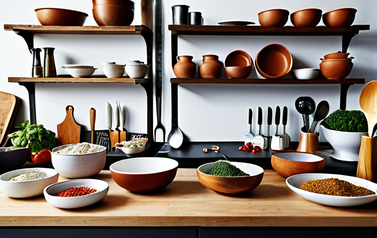 **Image Prompt:** A meticulously organized kitchen workspace. Ingredients are neatly arranged in bowls, knives are gleaming, and a detailed recipe is clearly visible. The atmosphere is calm and focused, embodying the concept of perfect *mise-en-place*.
